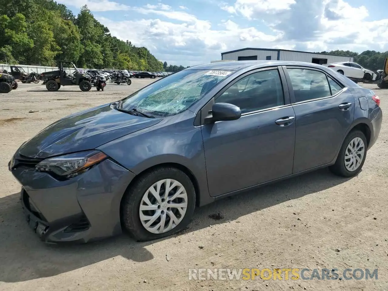 1 Photograph of a damaged car 5YFBURHEXKP942129 TOYOTA COROLLA 2019