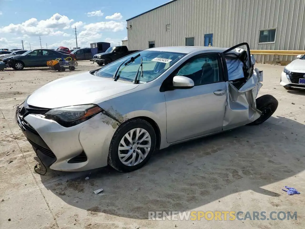 1 Photograph of a damaged car 5YFBURHEXKP944866 TOYOTA COROLLA 2019