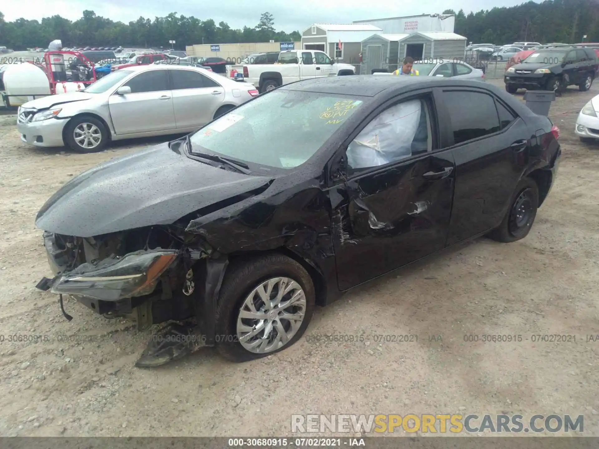 2 Photograph of a damaged car 5YFBURHEXKP945287 TOYOTA COROLLA 2019