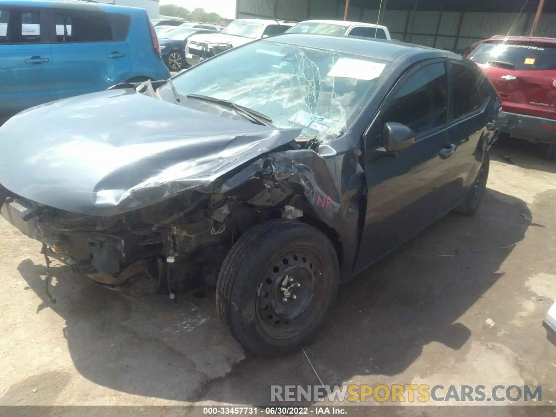 2 Photograph of a damaged car 5YFBURHEXKP949341 TOYOTA COROLLA 2019