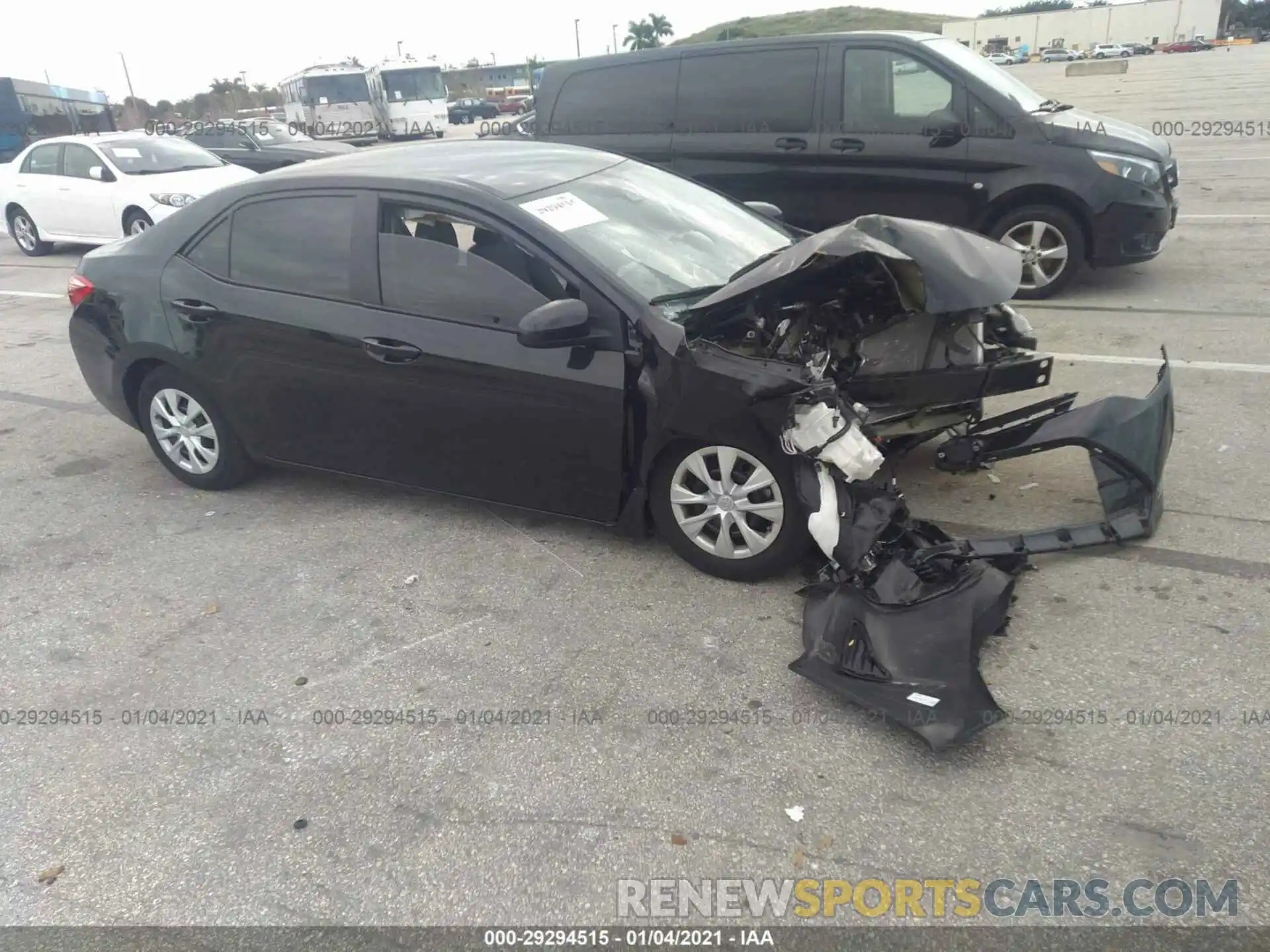 1 Photograph of a damaged car 5YFBURHEXKP949792 TOYOTA COROLLA 2019