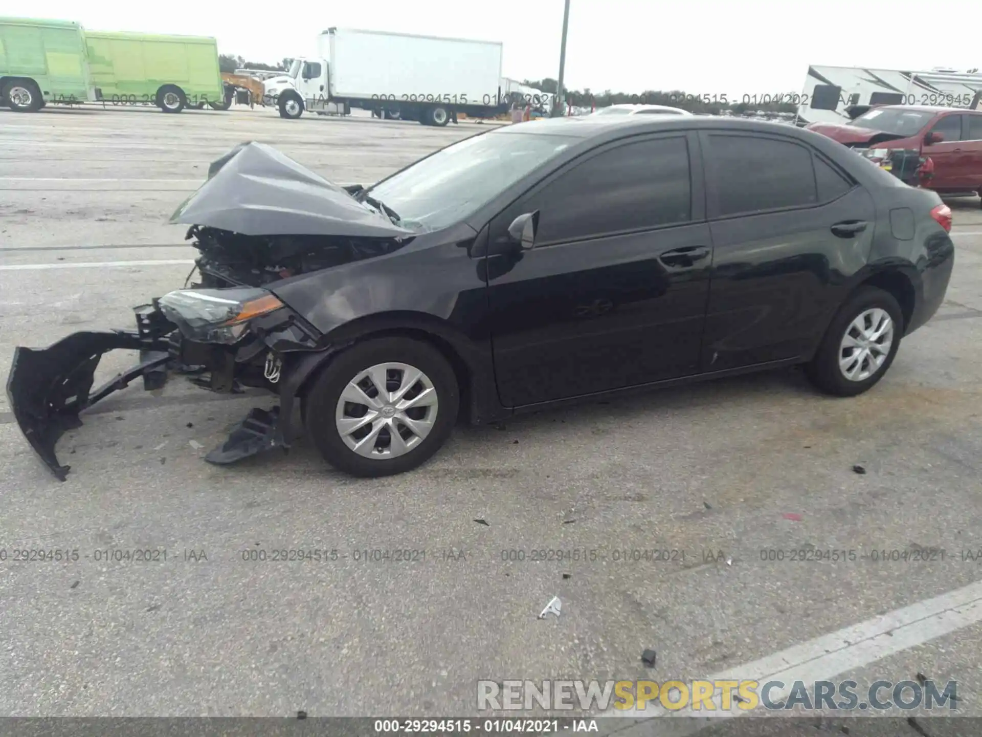 2 Photograph of a damaged car 5YFBURHEXKP949792 TOYOTA COROLLA 2019