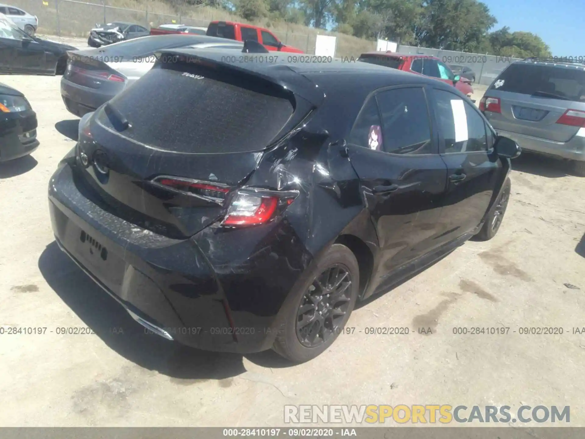 4 Photograph of a damaged car JTNK48BE6K3056757 TOYOTA COROLLA 2019