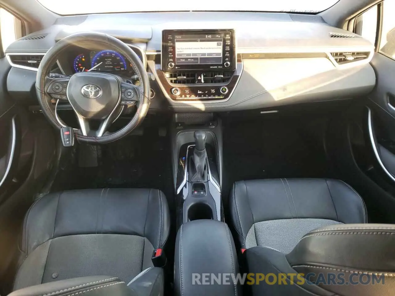 8 Photograph of a damaged car JTNK4RBE0K3014696 TOYOTA COROLLA 2019