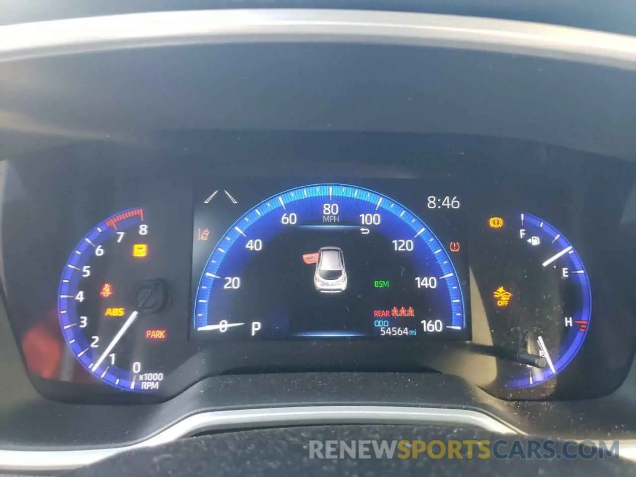 9 Photograph of a damaged car JTNK4RBE0K3014696 TOYOTA COROLLA 2019