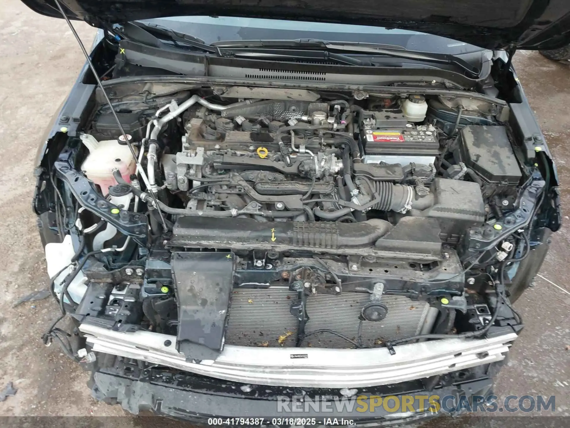 10 Photograph of a damaged car JTNK4RBE0K3020711 TOYOTA COROLLA 2019