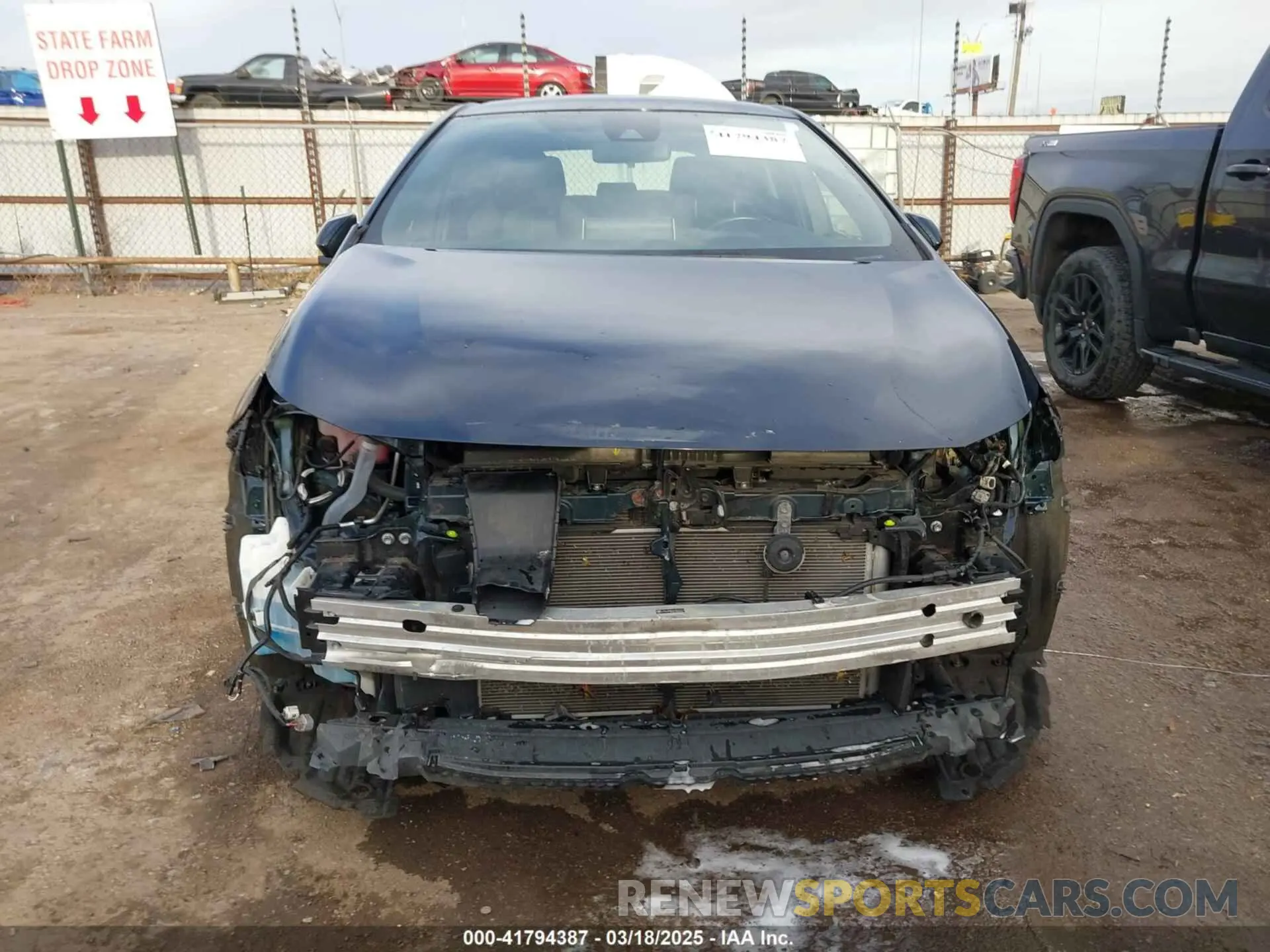 13 Photograph of a damaged car JTNK4RBE0K3020711 TOYOTA COROLLA 2019