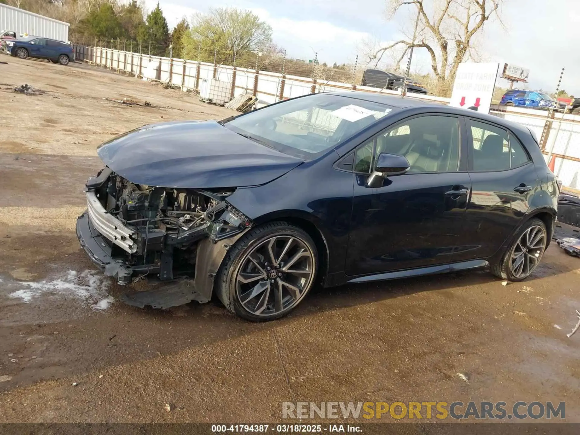15 Photograph of a damaged car JTNK4RBE0K3020711 TOYOTA COROLLA 2019