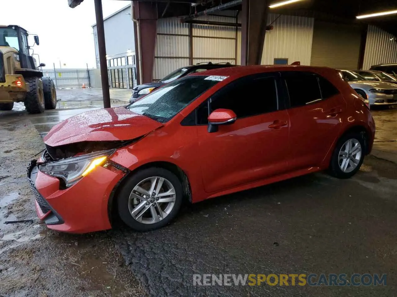 1 Photograph of a damaged car JTNK4RBE0K3021471 TOYOTA COROLLA 2019