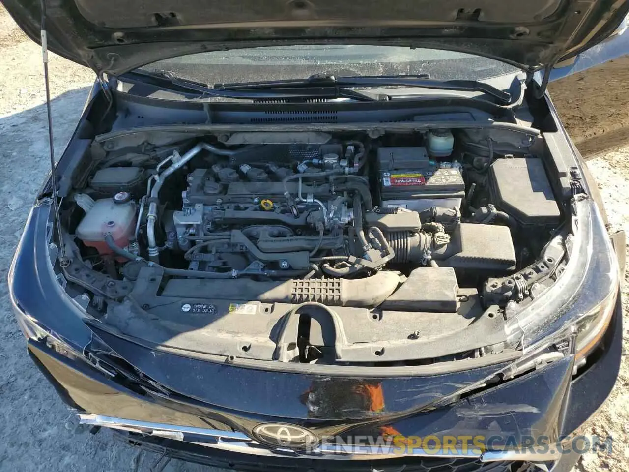 12 Photograph of a damaged car JTNK4RBE0K3041428 TOYOTA COROLLA 2019
