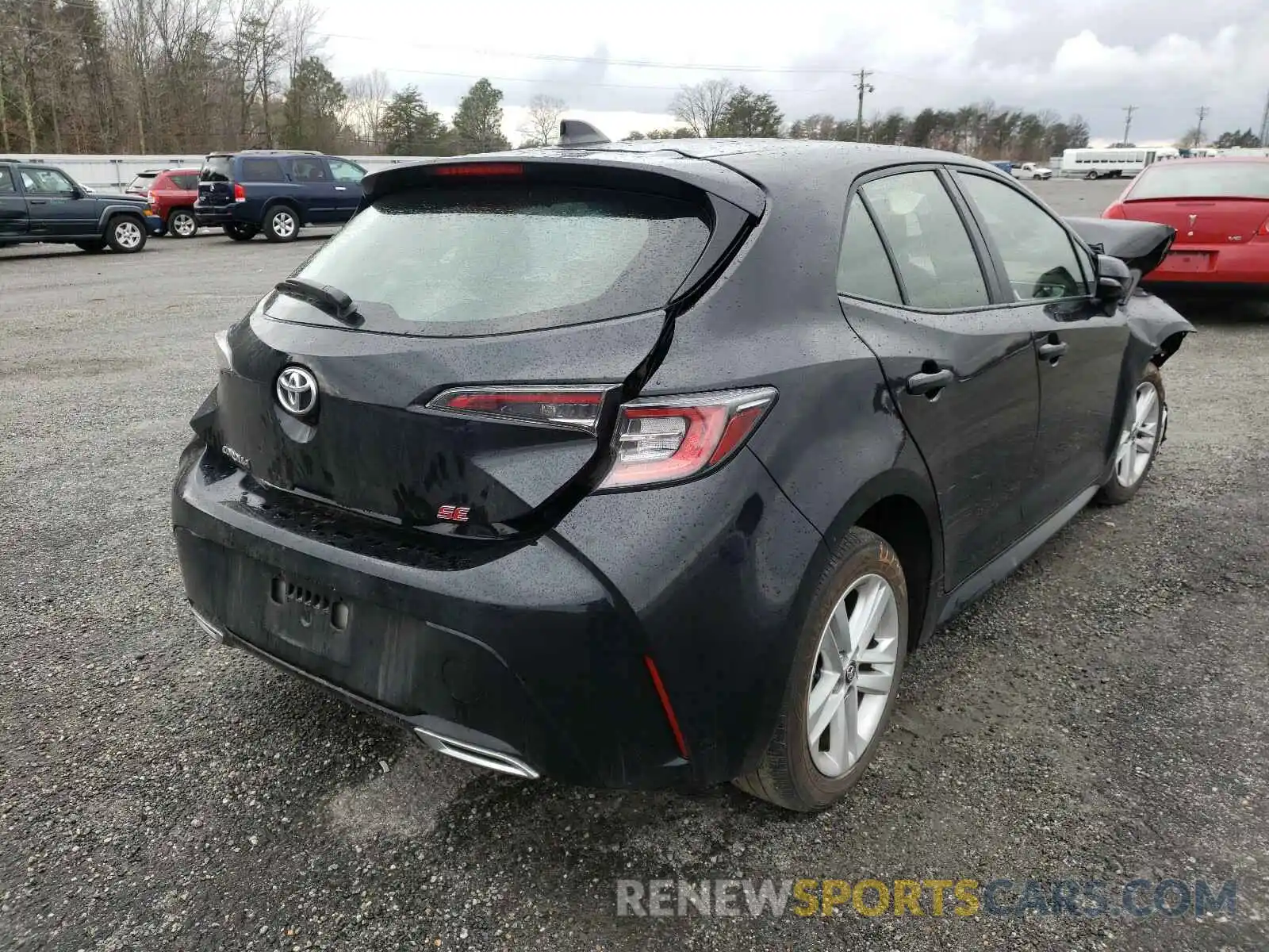 4 Photograph of a damaged car JTNK4RBE0K3045351 TOYOTA COROLLA 2019