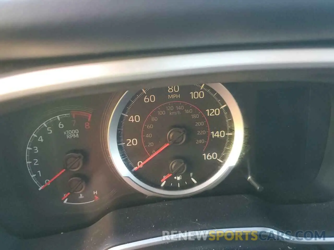 9 Photograph of a damaged car JTNK4RBE0K3049349 TOYOTA COROLLA 2019