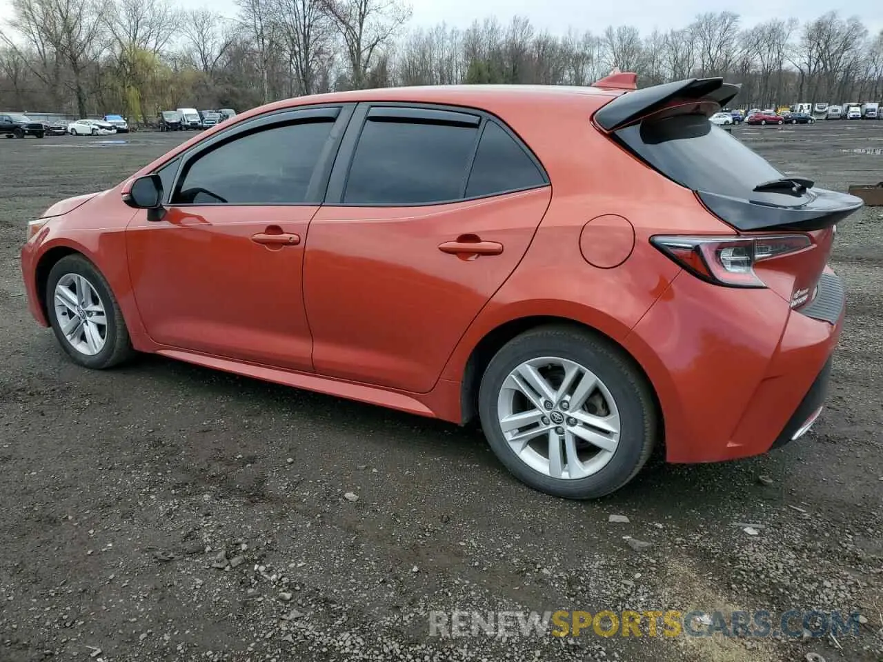 2 Photograph of a damaged car JTNK4RBE0K3053904 TOYOTA COROLLA 2019