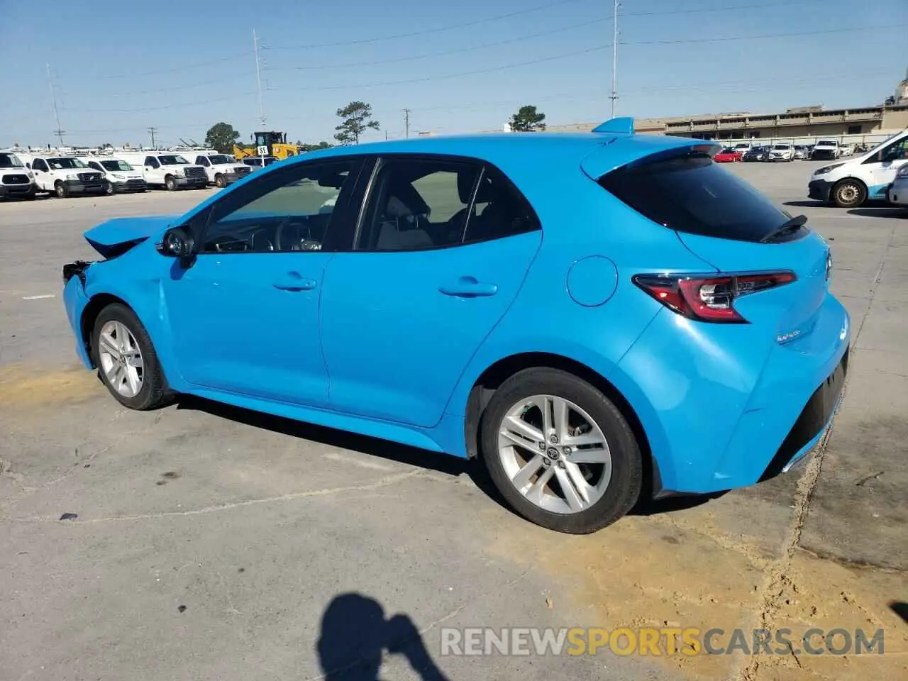 2 Photograph of a damaged car JTNK4RBE0K3059427 TOYOTA COROLLA 2019