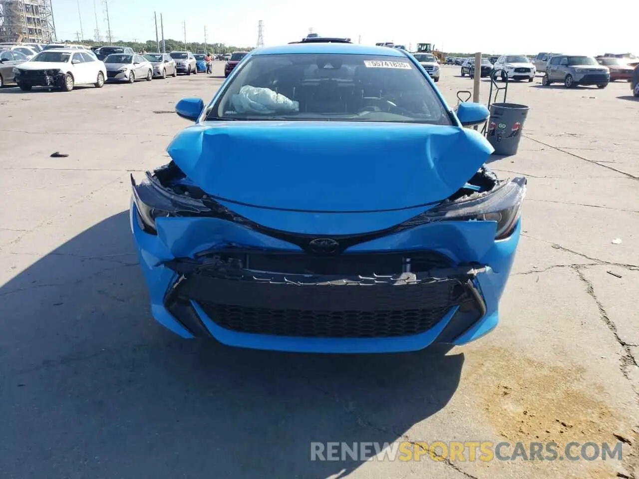 5 Photograph of a damaged car JTNK4RBE0K3059427 TOYOTA COROLLA 2019