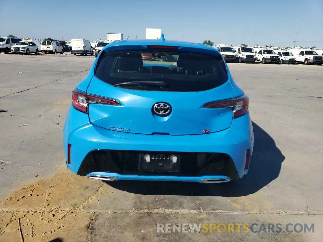 6 Photograph of a damaged car JTNK4RBE0K3059427 TOYOTA COROLLA 2019