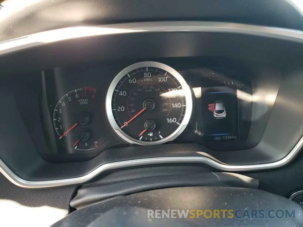 9 Photograph of a damaged car JTNK4RBE0K3059427 TOYOTA COROLLA 2019