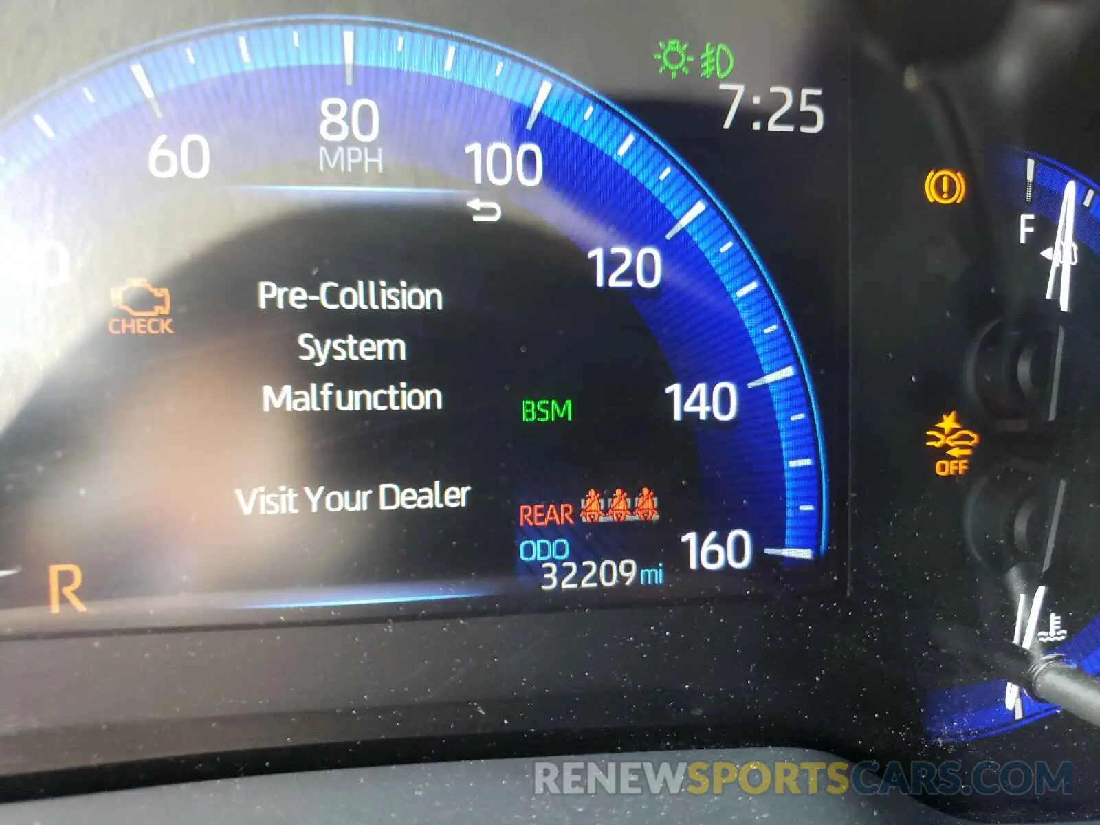 8 Photograph of a damaged car JTNK4RBE0K3060268 TOYOTA COROLLA 2019