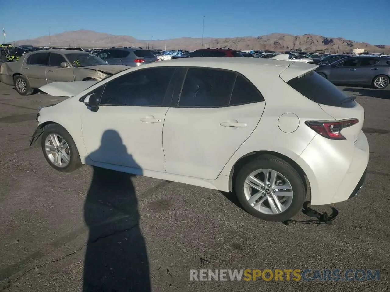 2 Photograph of a damaged car JTNK4RBE0K3060819 TOYOTA COROLLA 2019