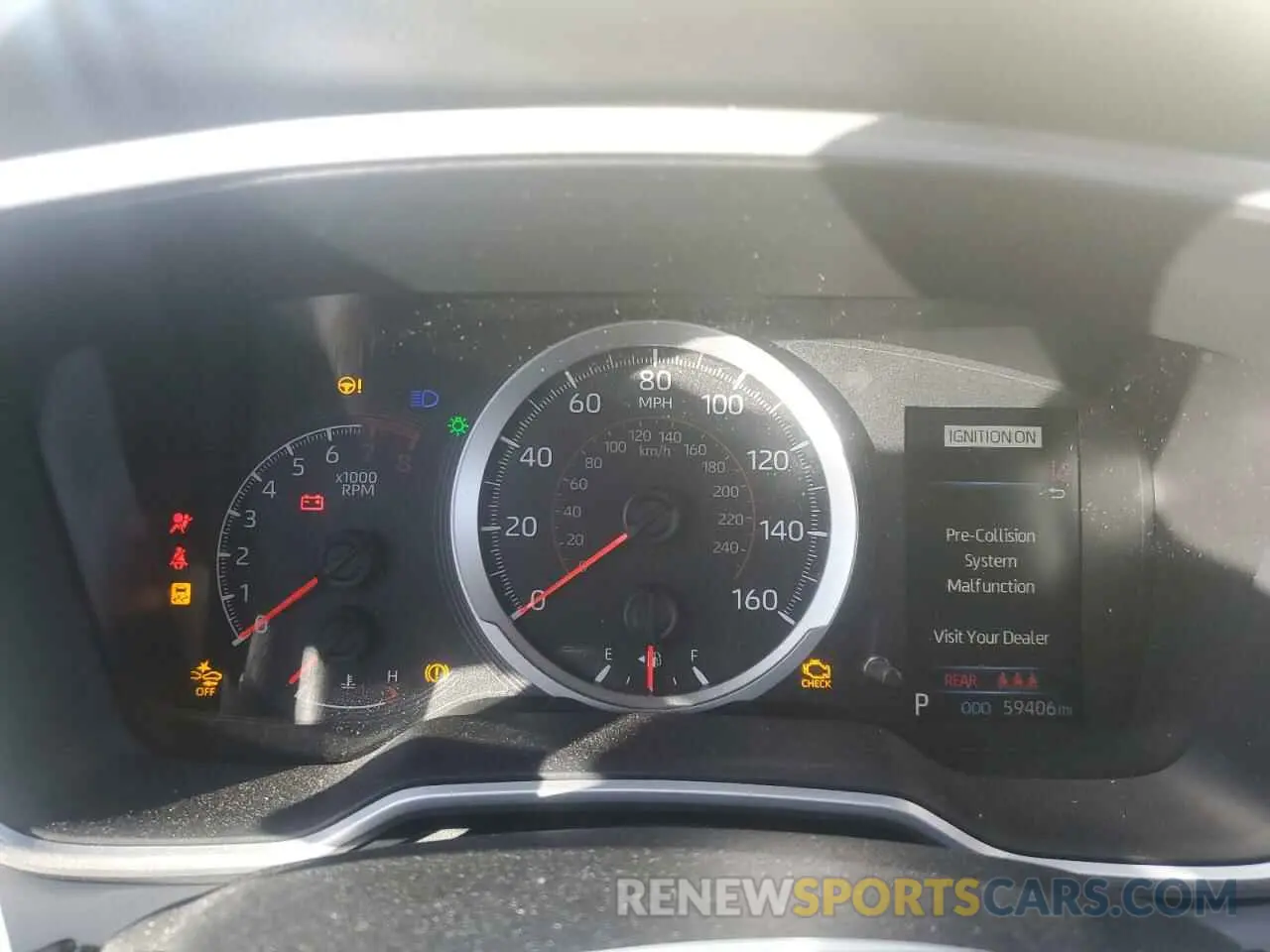 9 Photograph of a damaged car JTNK4RBE0K3060819 TOYOTA COROLLA 2019