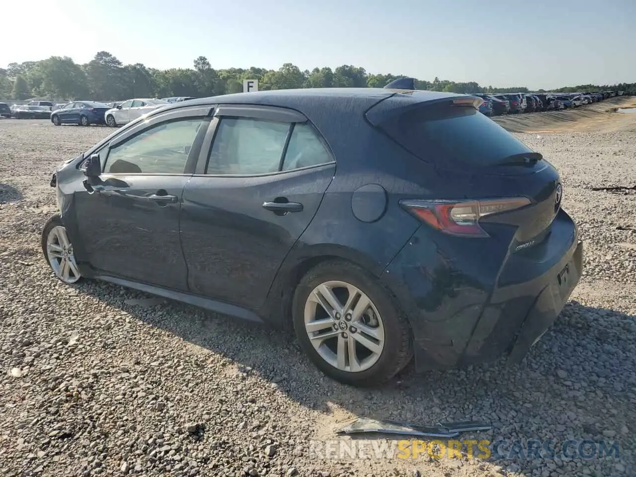 2 Photograph of a damaged car JTNK4RBE0K3067060 TOYOTA COROLLA 2019