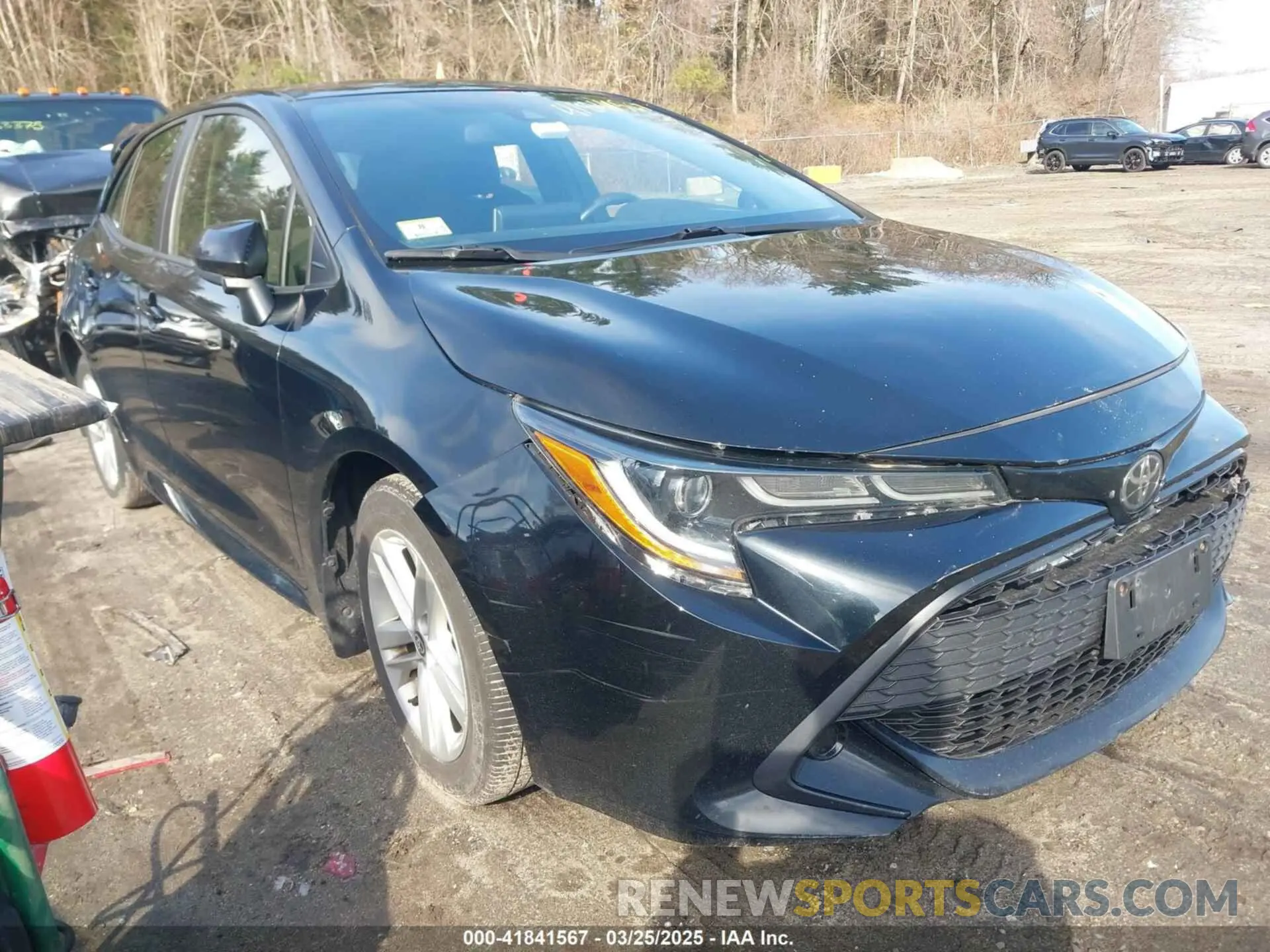 1 Photograph of a damaged car JTNK4RBE1K3009698 TOYOTA COROLLA 2019