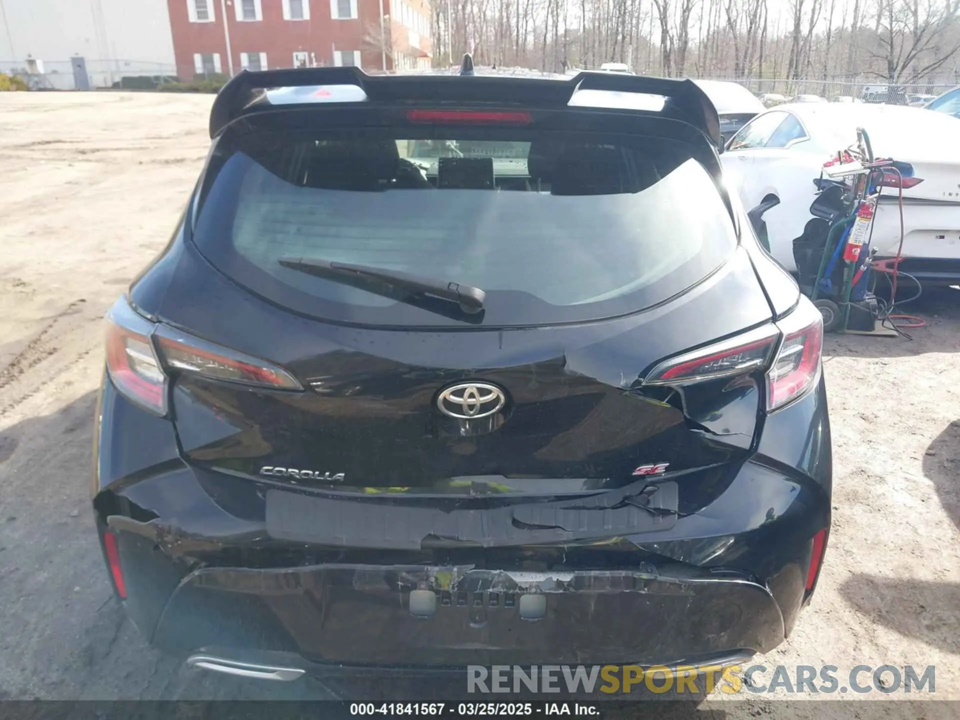 16 Photograph of a damaged car JTNK4RBE1K3009698 TOYOTA COROLLA 2019