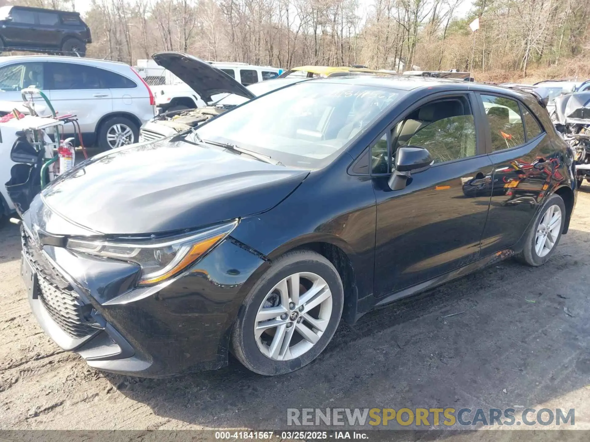 2 Photograph of a damaged car JTNK4RBE1K3009698 TOYOTA COROLLA 2019