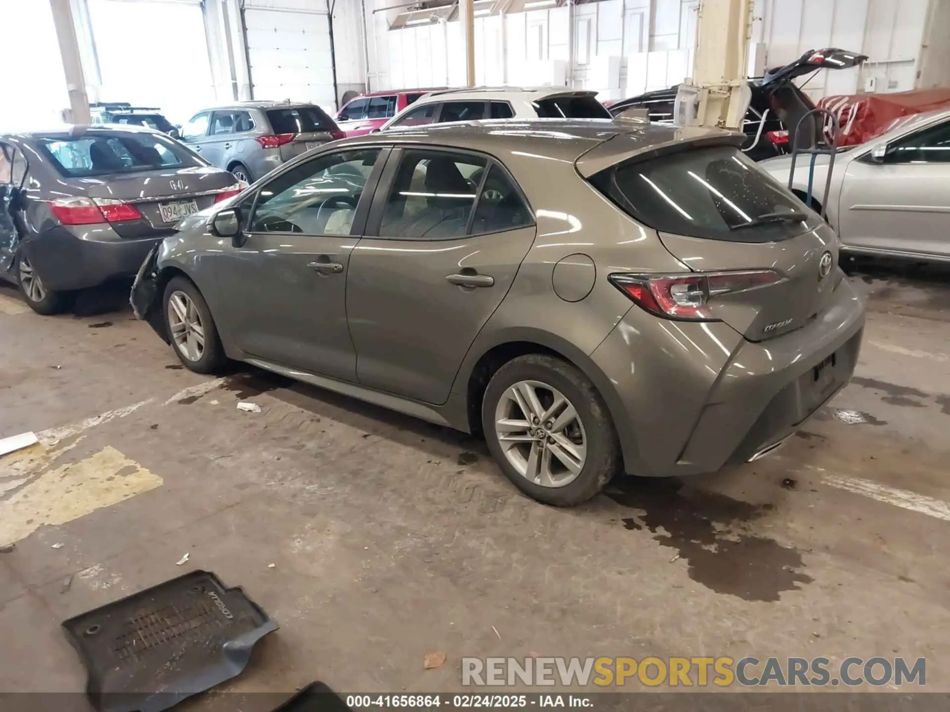 3 Photograph of a damaged car JTNK4RBE1K3011063 TOYOTA COROLLA 2019