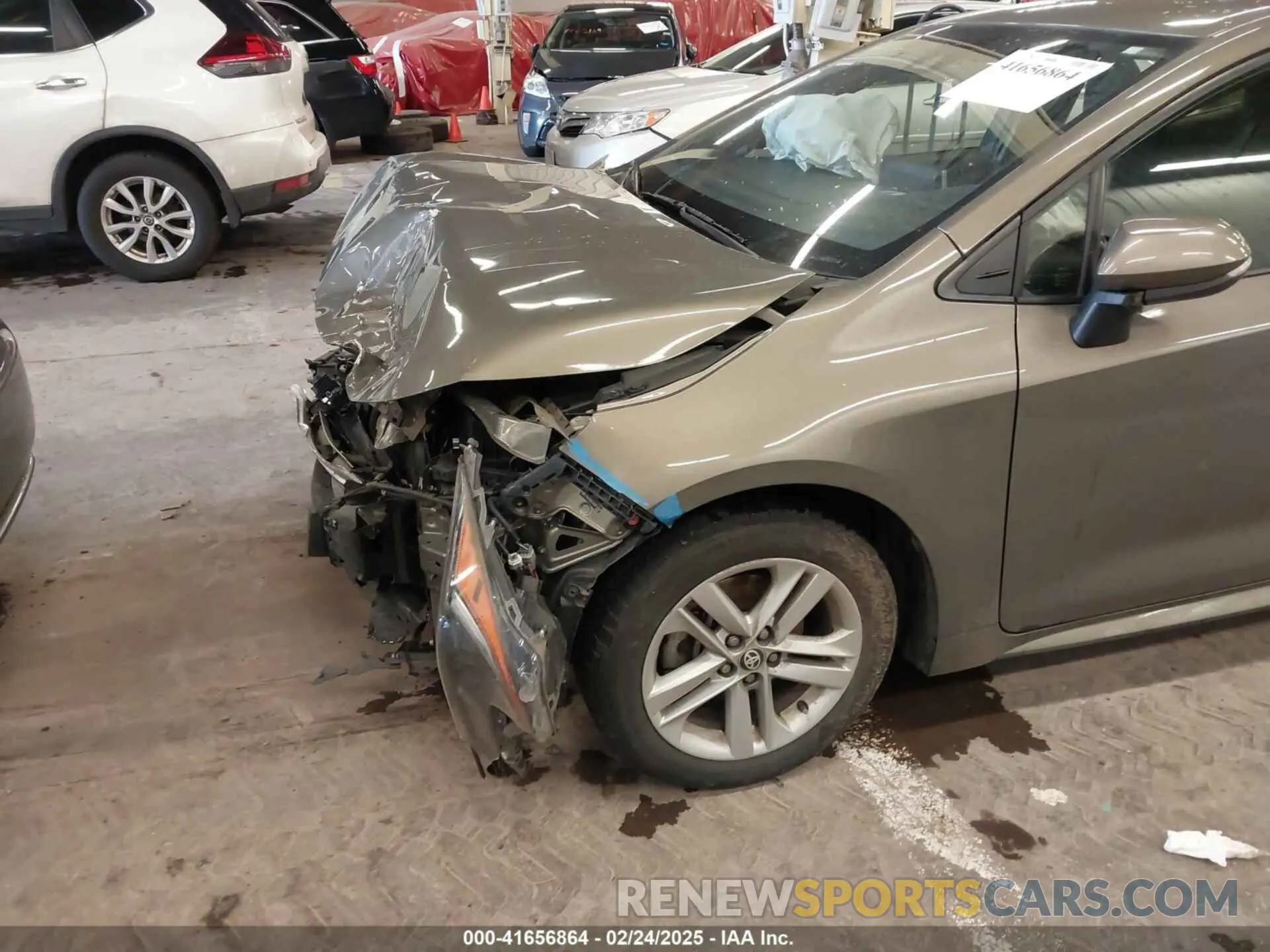 6 Photograph of a damaged car JTNK4RBE1K3011063 TOYOTA COROLLA 2019