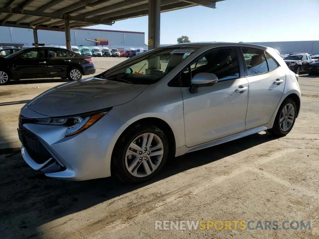 1 Photograph of a damaged car JTNK4RBE1K3018899 TOYOTA COROLLA 2019