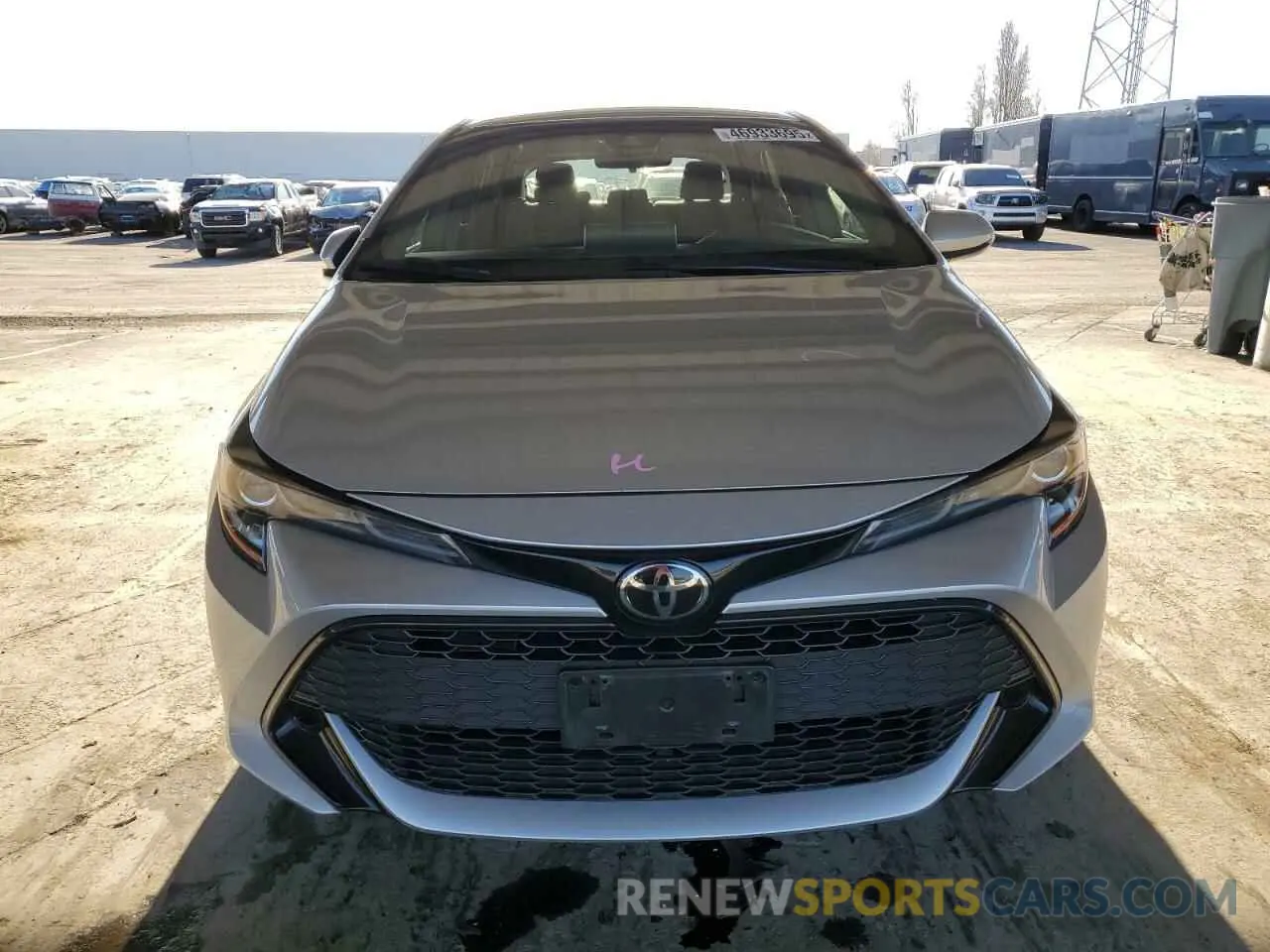 5 Photograph of a damaged car JTNK4RBE1K3018899 TOYOTA COROLLA 2019