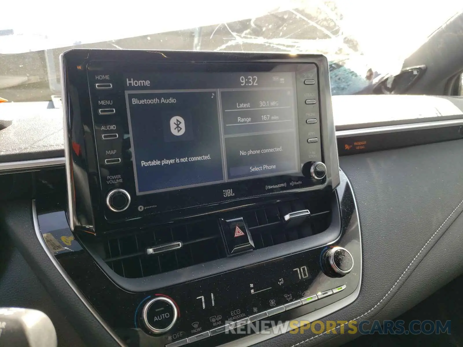 9 Photograph of a damaged car JTNK4RBE1K3020779 TOYOTA COROLLA 2019