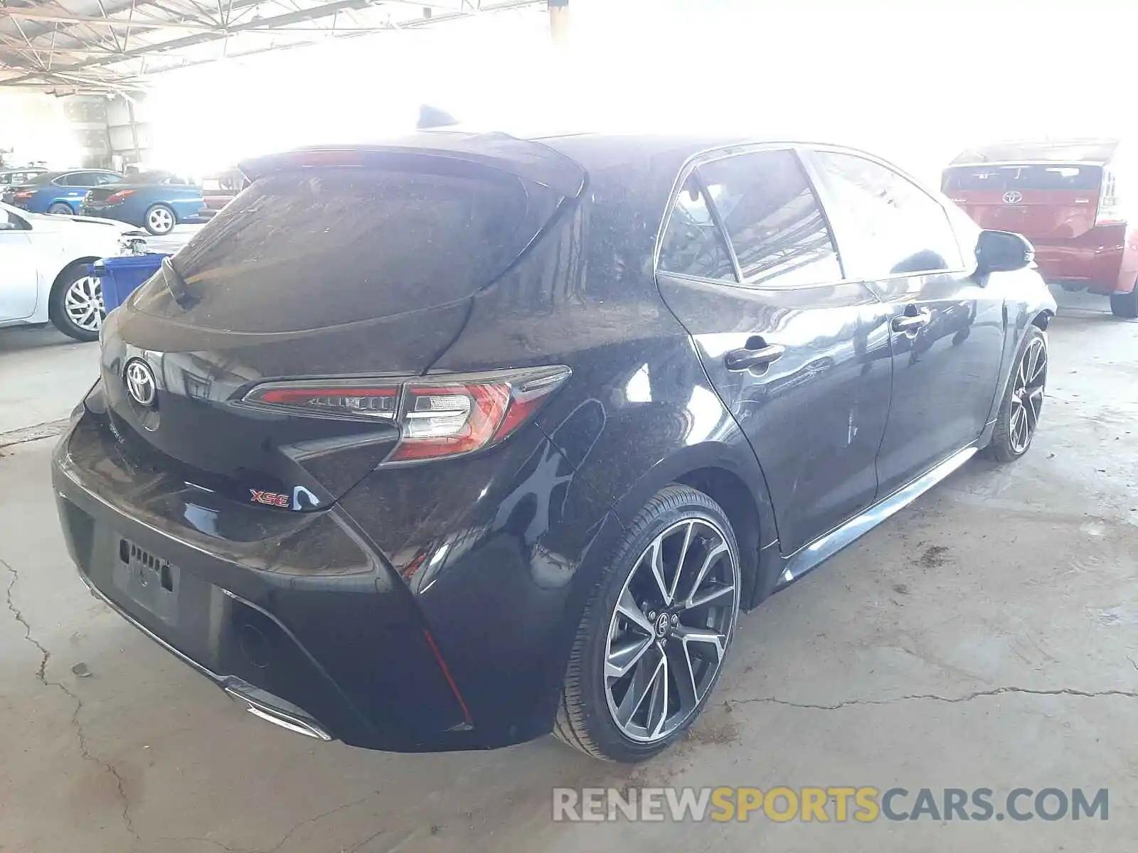 4 Photograph of a damaged car JTNK4RBE1K3027201 TOYOTA COROLLA 2019