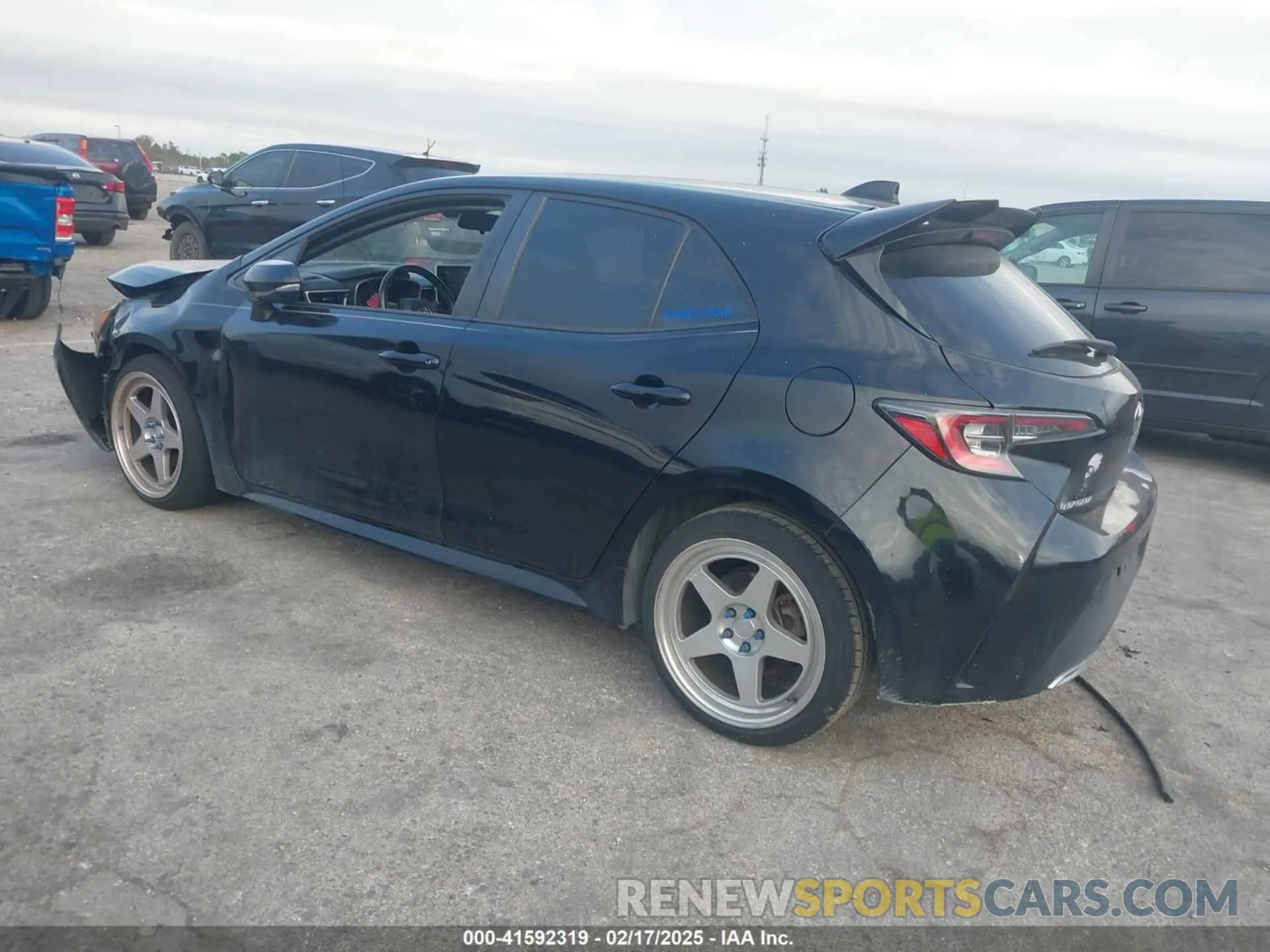 3 Photograph of a damaged car JTNK4RBE1K3027554 TOYOTA COROLLA 2019