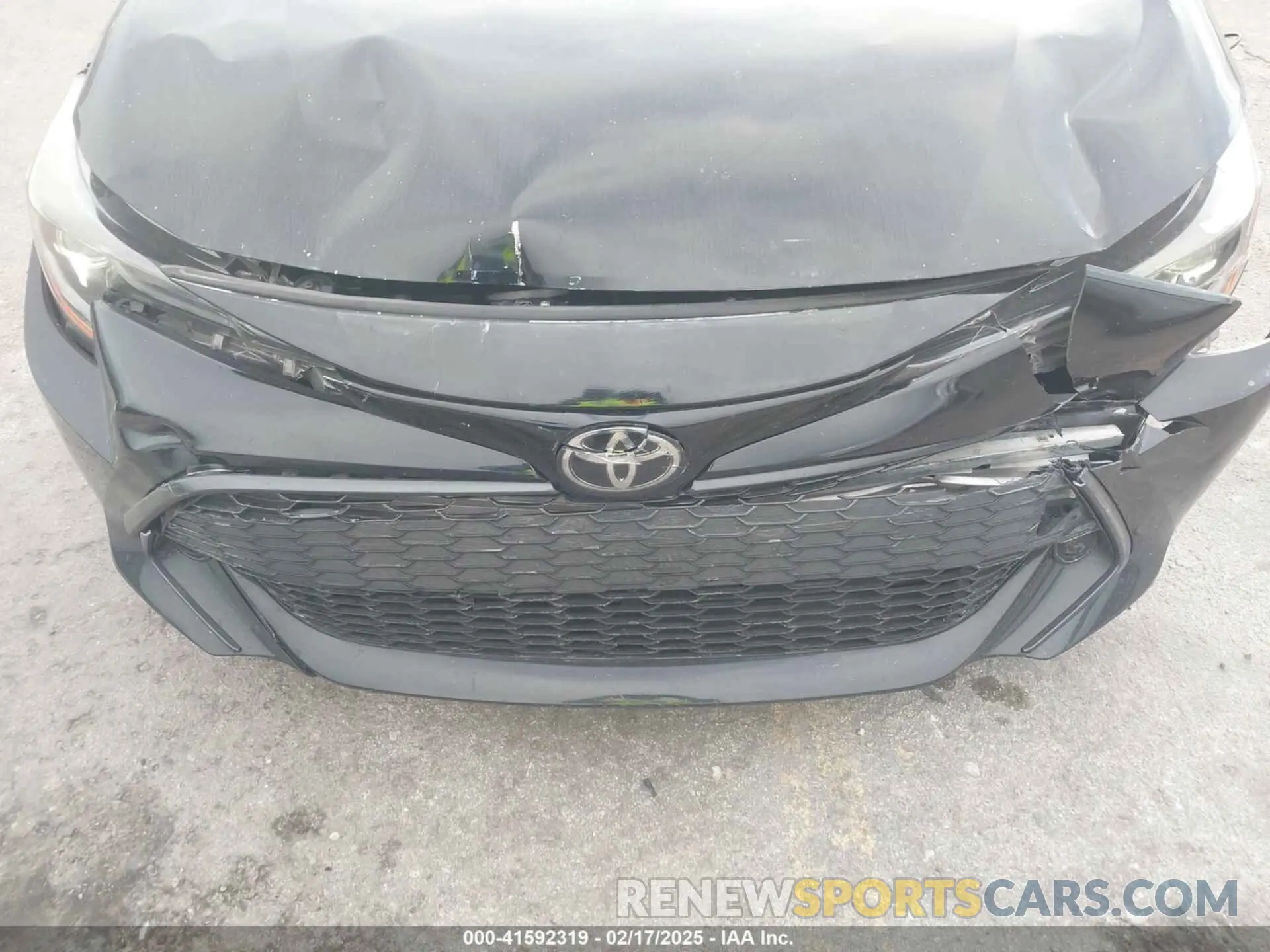 6 Photograph of a damaged car JTNK4RBE1K3027554 TOYOTA COROLLA 2019