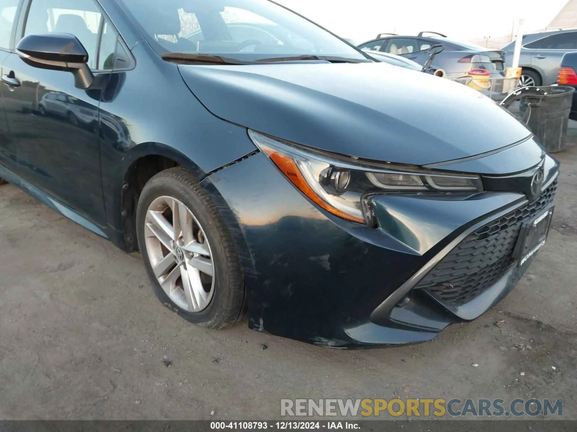 6 Photograph of a damaged car JTNK4RBE1K3035377 TOYOTA COROLLA 2019