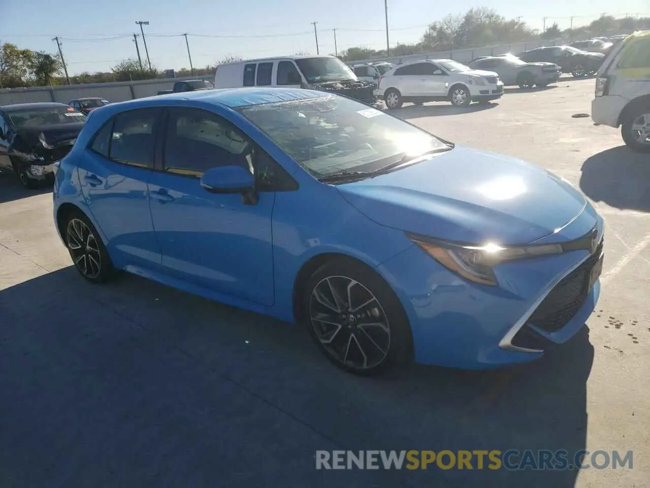 4 Photograph of a damaged car JTNK4RBE1K3035704 TOYOTA COROLLA 2019