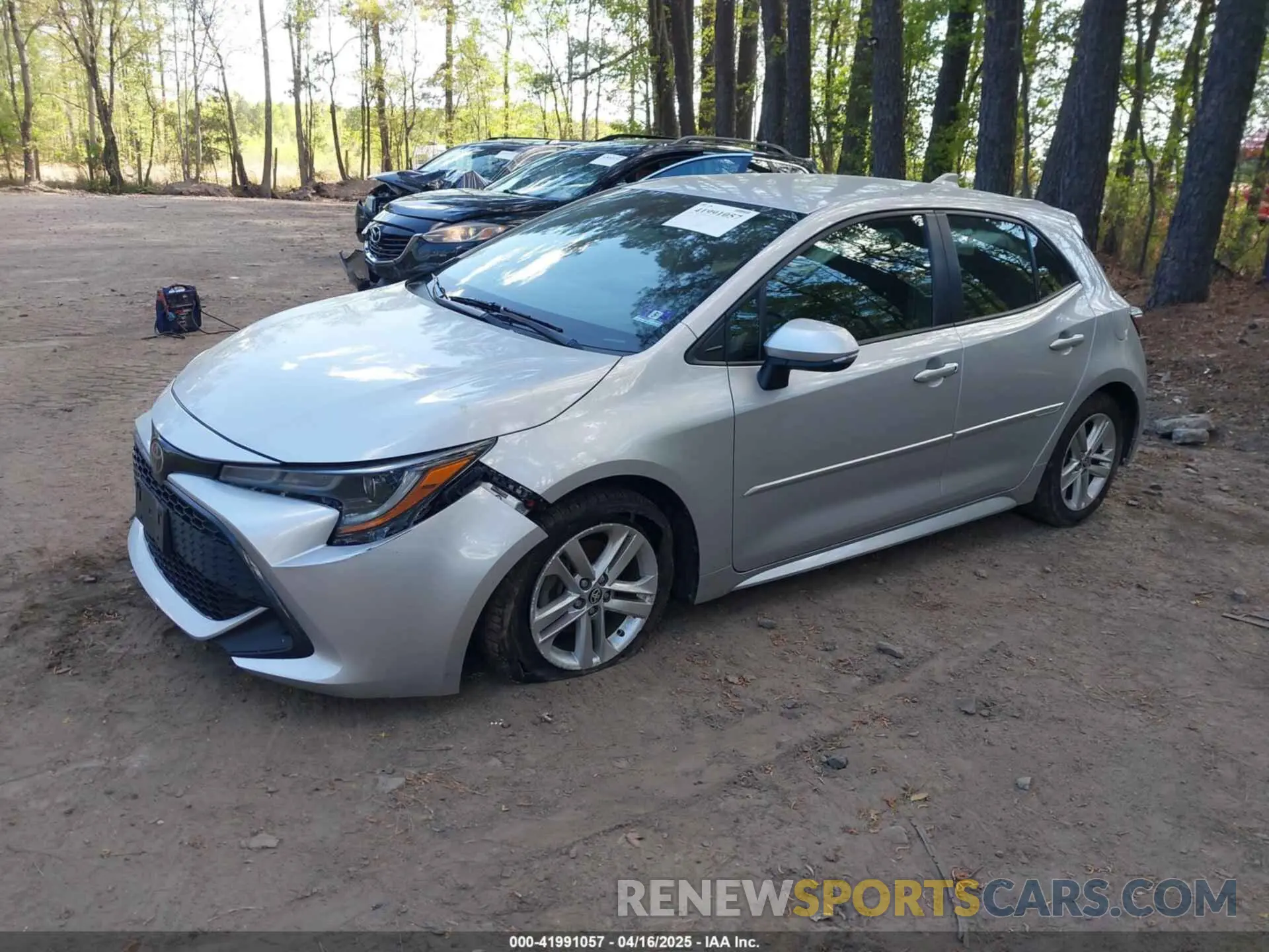 2 Photograph of a damaged car JTNK4RBE1K3038151 TOYOTA COROLLA 2019