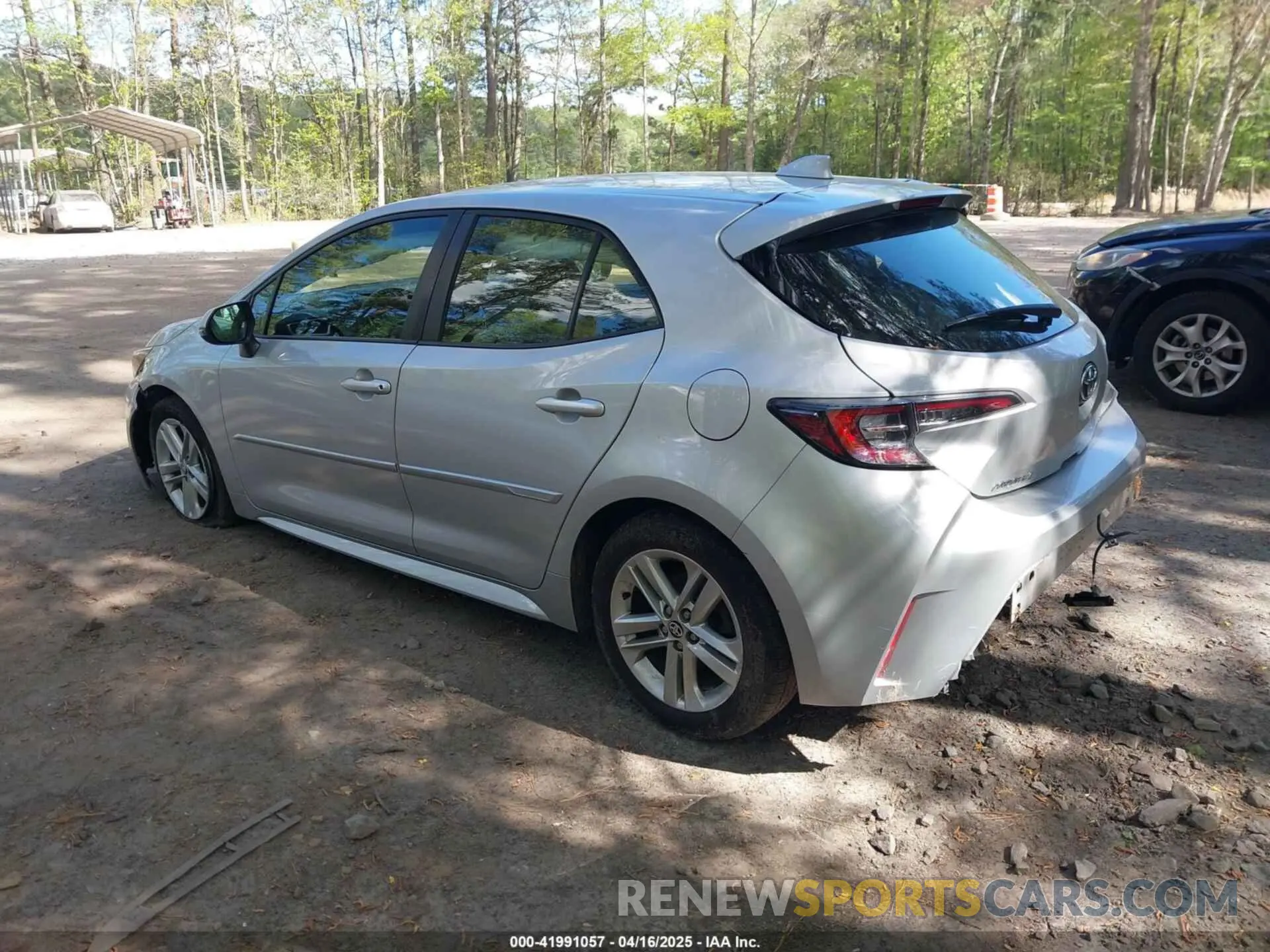 3 Photograph of a damaged car JTNK4RBE1K3038151 TOYOTA COROLLA 2019