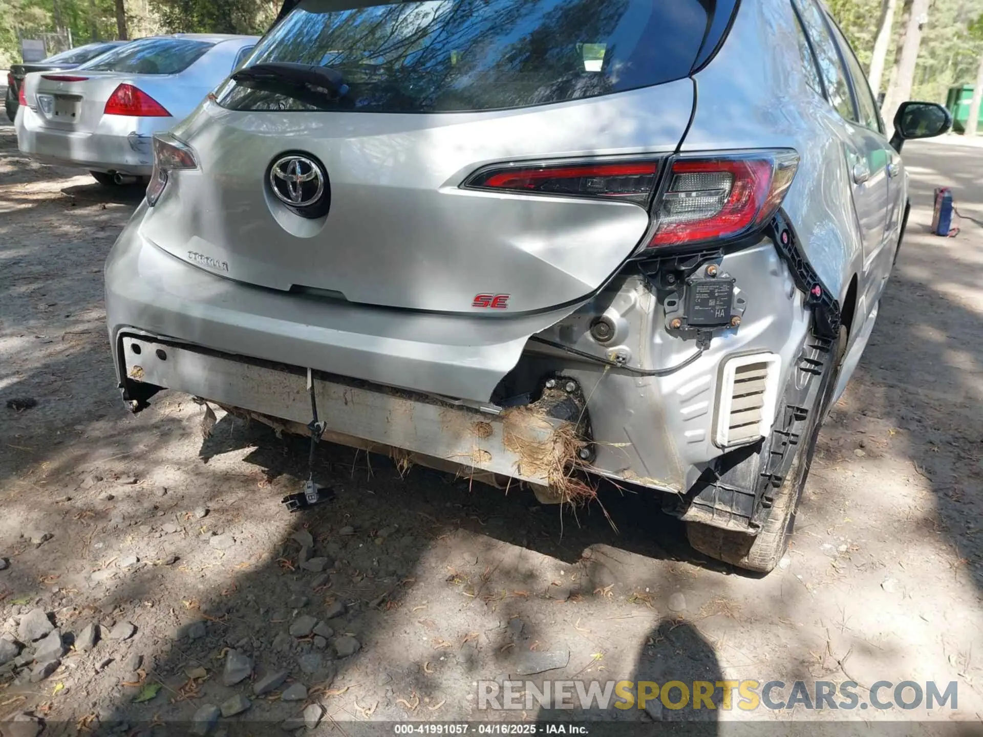 6 Photograph of a damaged car JTNK4RBE1K3038151 TOYOTA COROLLA 2019