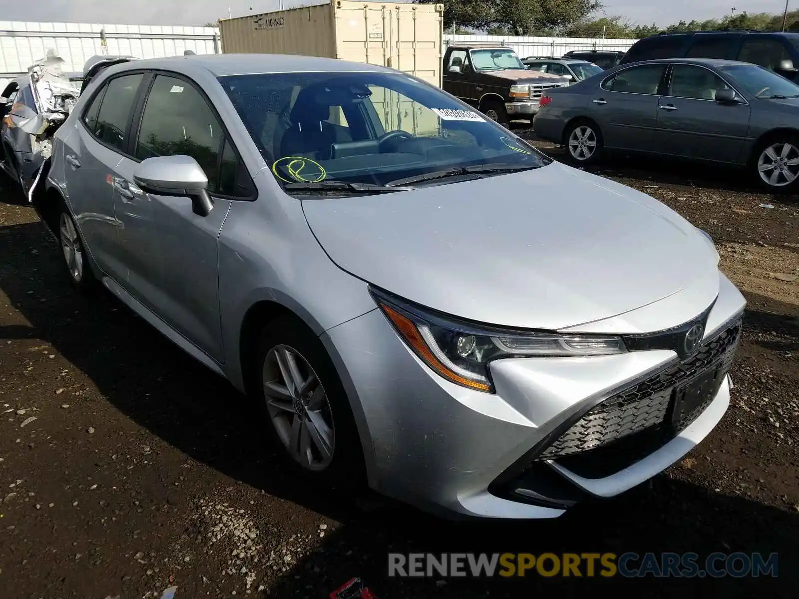 1 Photograph of a damaged car JTNK4RBE1K3041034 TOYOTA COROLLA 2019