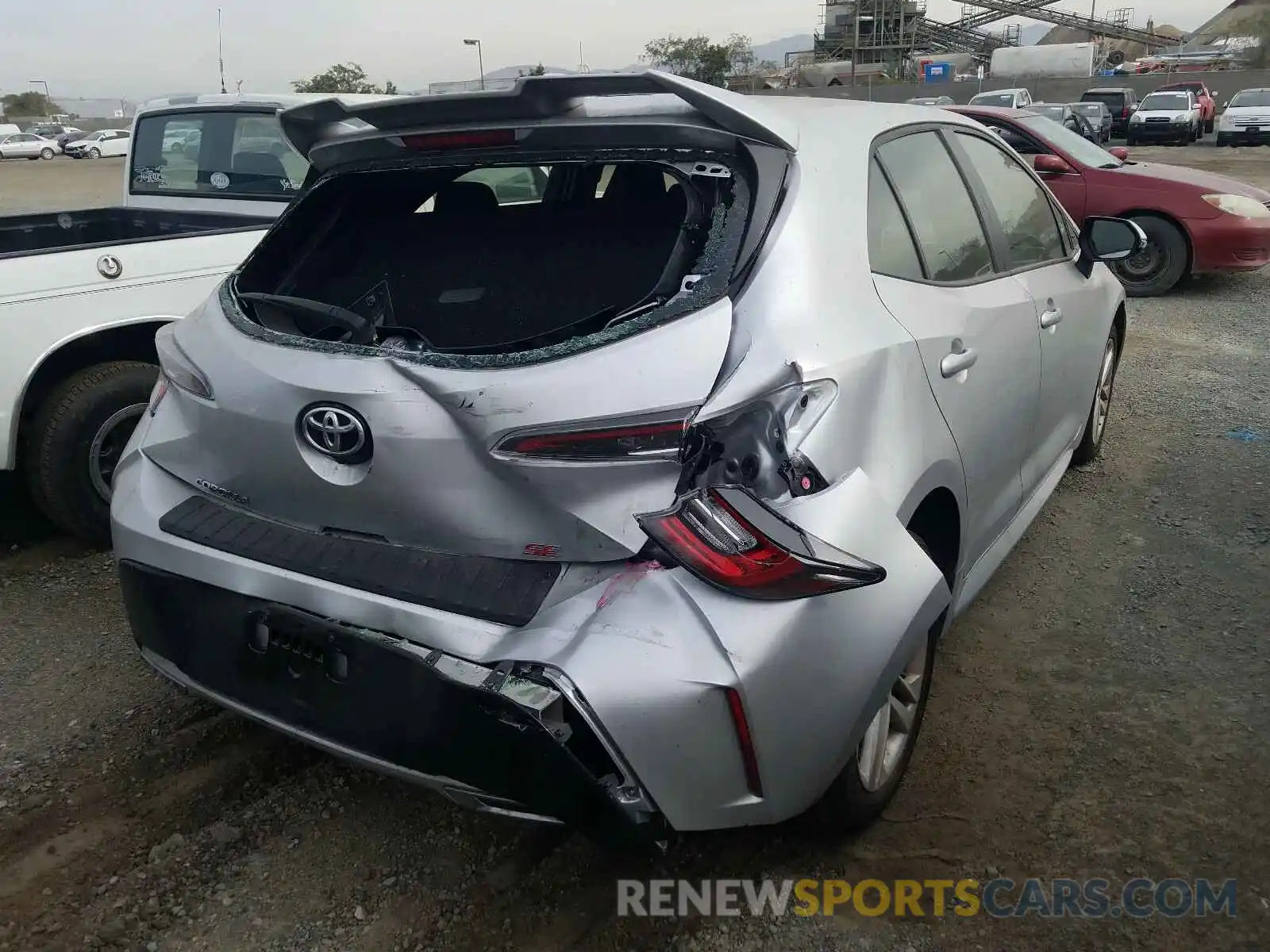 4 Photograph of a damaged car JTNK4RBE1K3041034 TOYOTA COROLLA 2019