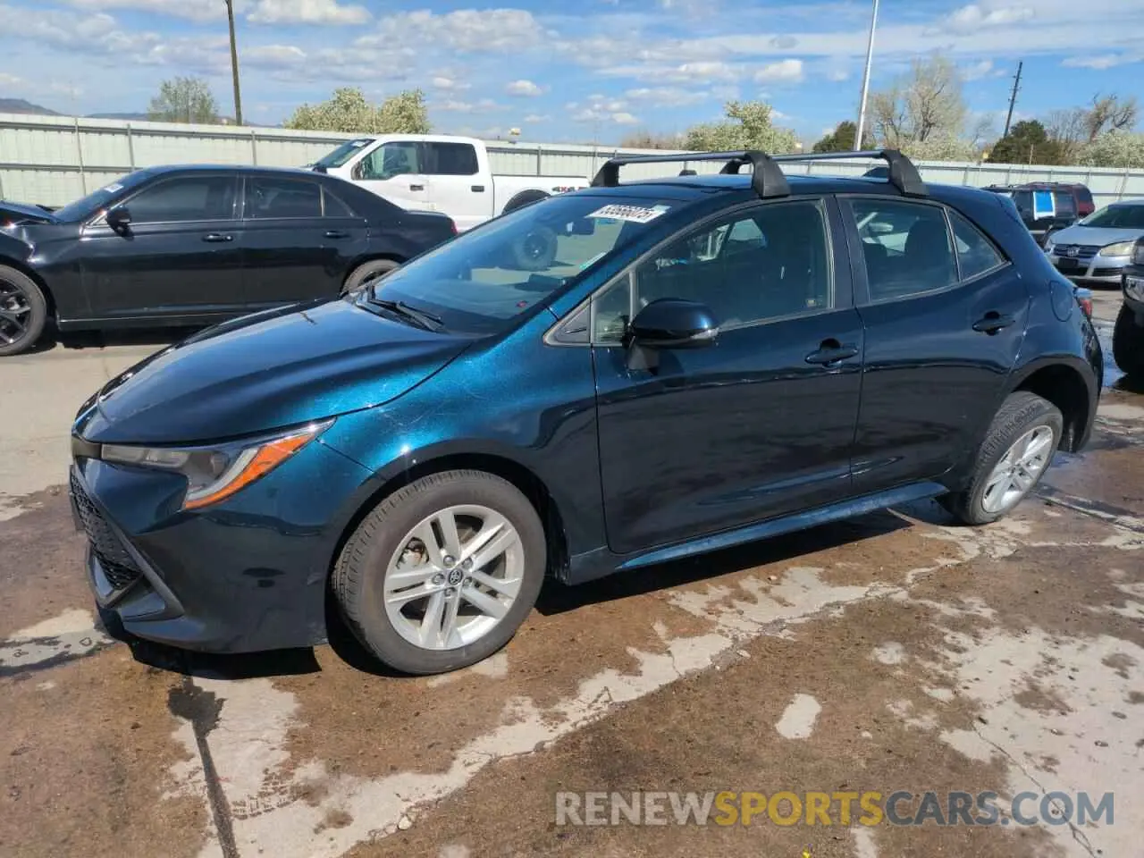 1 Photograph of a damaged car JTNK4RBE1K3052843 TOYOTA COROLLA 2019