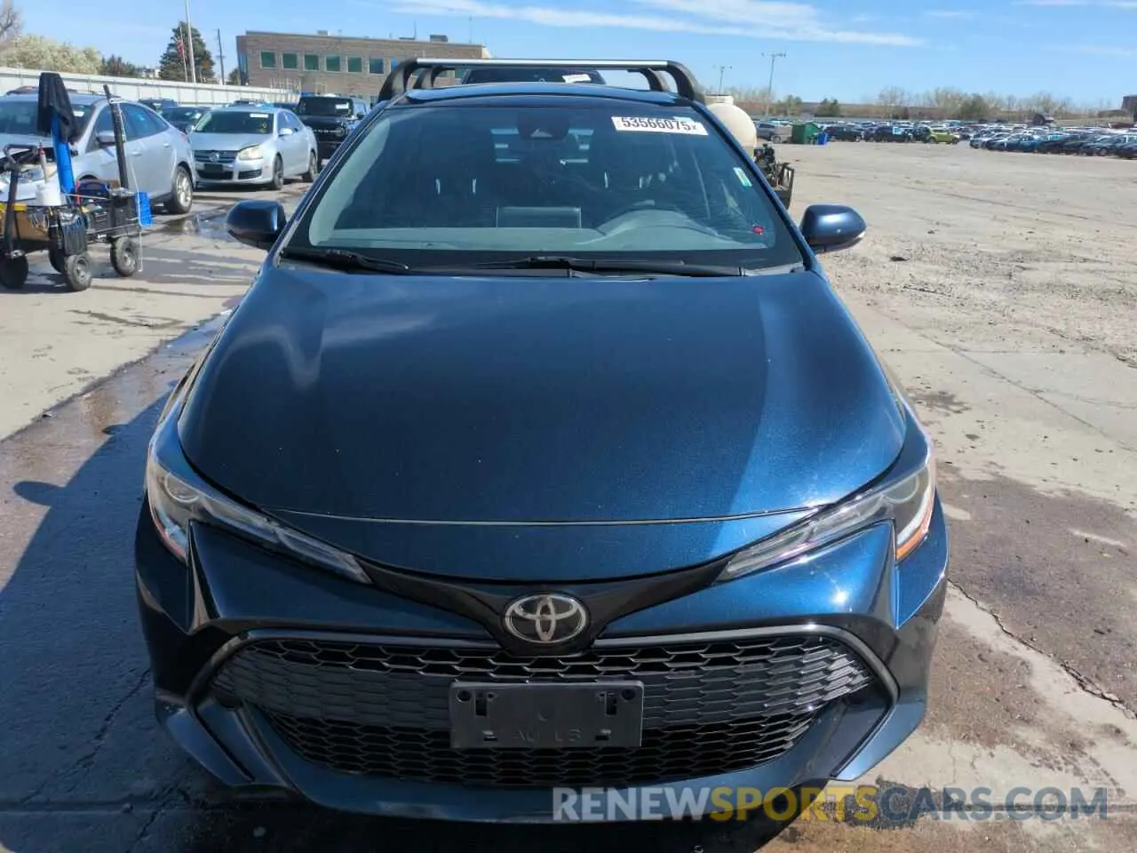 5 Photograph of a damaged car JTNK4RBE1K3052843 TOYOTA COROLLA 2019