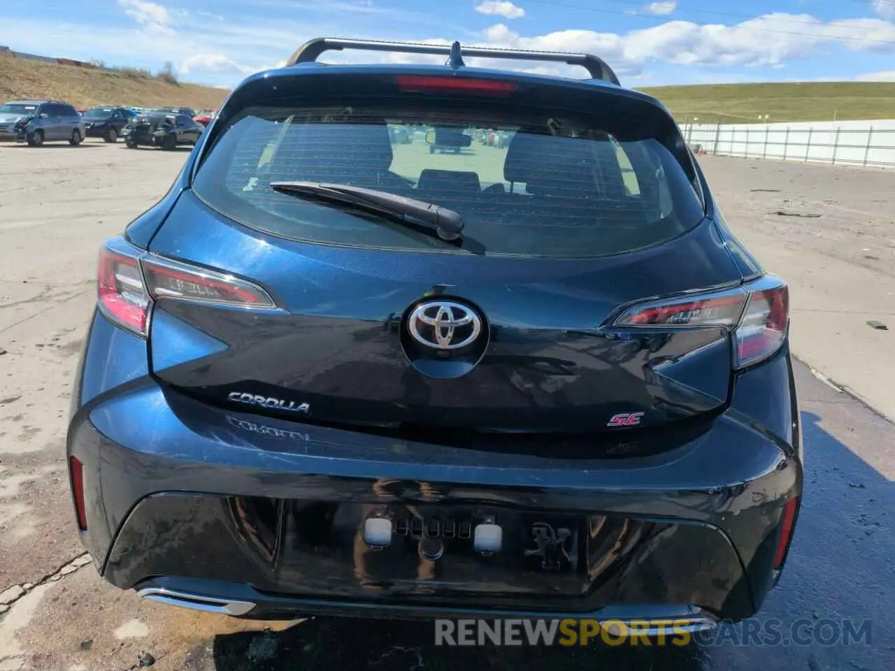 6 Photograph of a damaged car JTNK4RBE1K3052843 TOYOTA COROLLA 2019