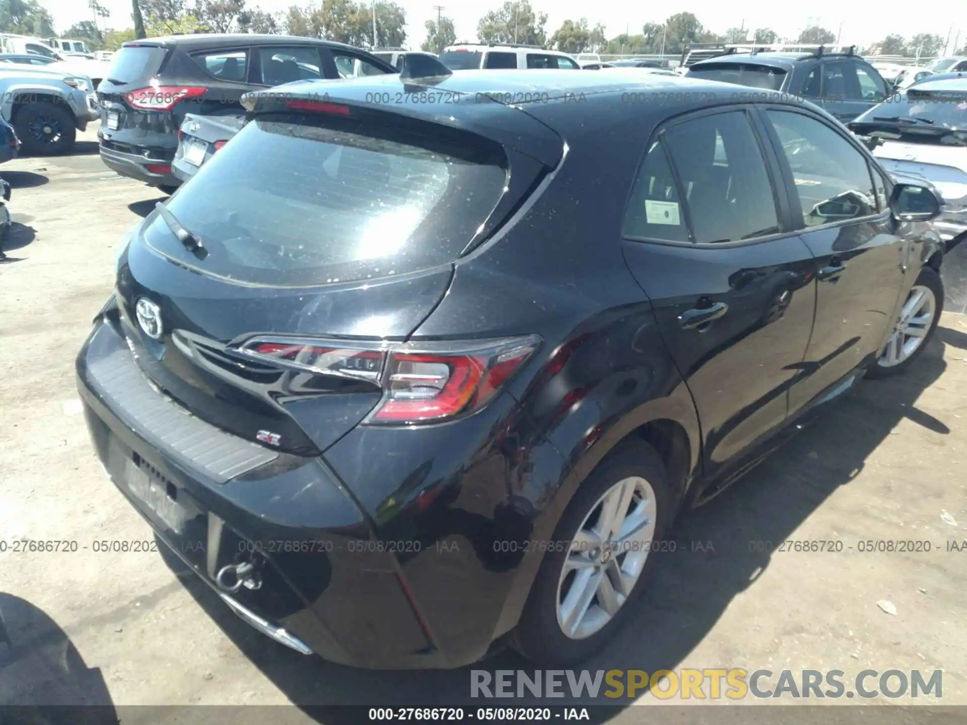 4 Photograph of a damaged car JTNK4RBE1K3057119 TOYOTA COROLLA 2019