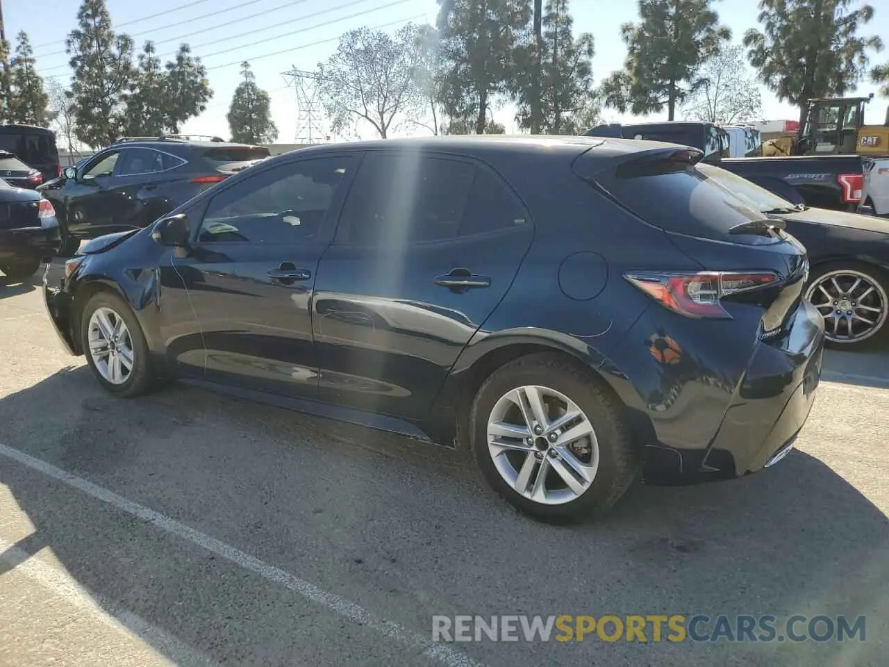2 Photograph of a damaged car JTNK4RBE1K3057394 TOYOTA COROLLA 2019