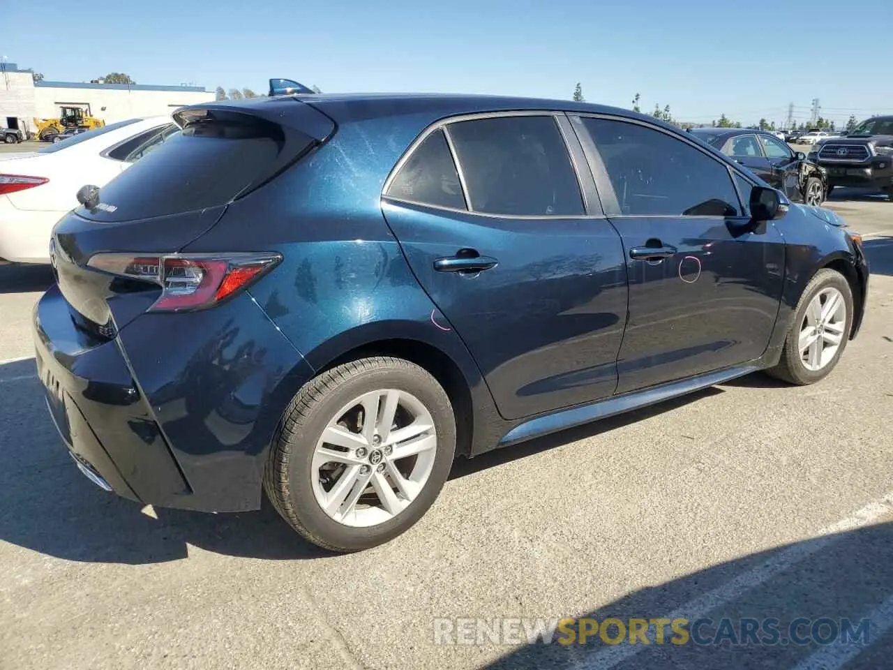 3 Photograph of a damaged car JTNK4RBE1K3057394 TOYOTA COROLLA 2019