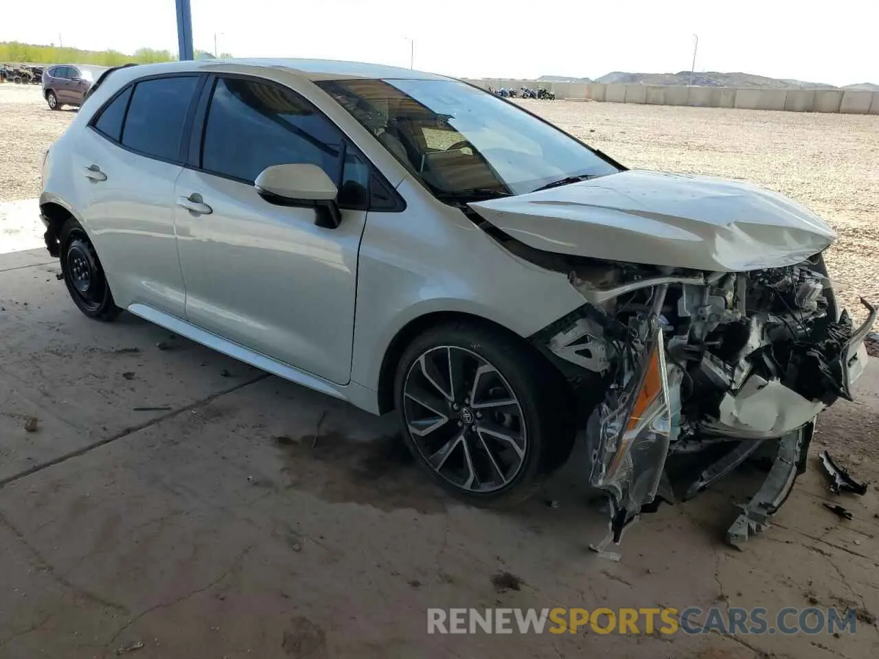 4 Photograph of a damaged car JTNK4RBE1K3067021 TOYOTA COROLLA 2019